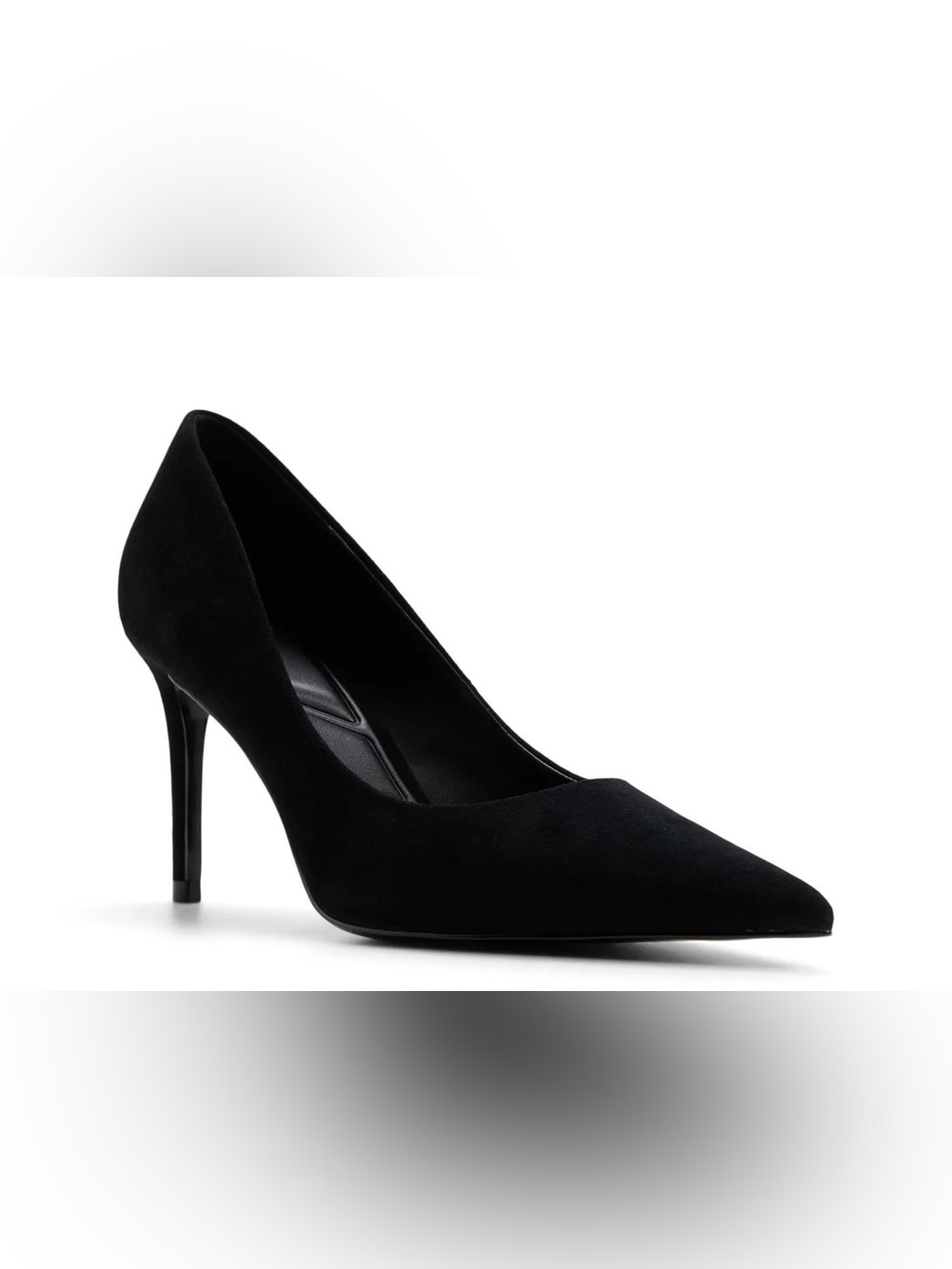 Anne Klein iflex black suade heel
